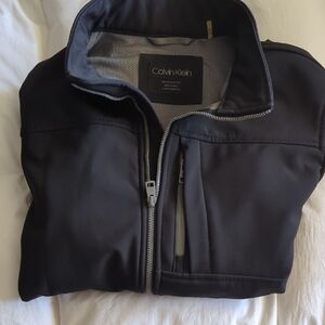 Calvin Klein Men's Black Lightweight Softshell Jacket
